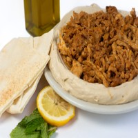 Hummus with Shawarma